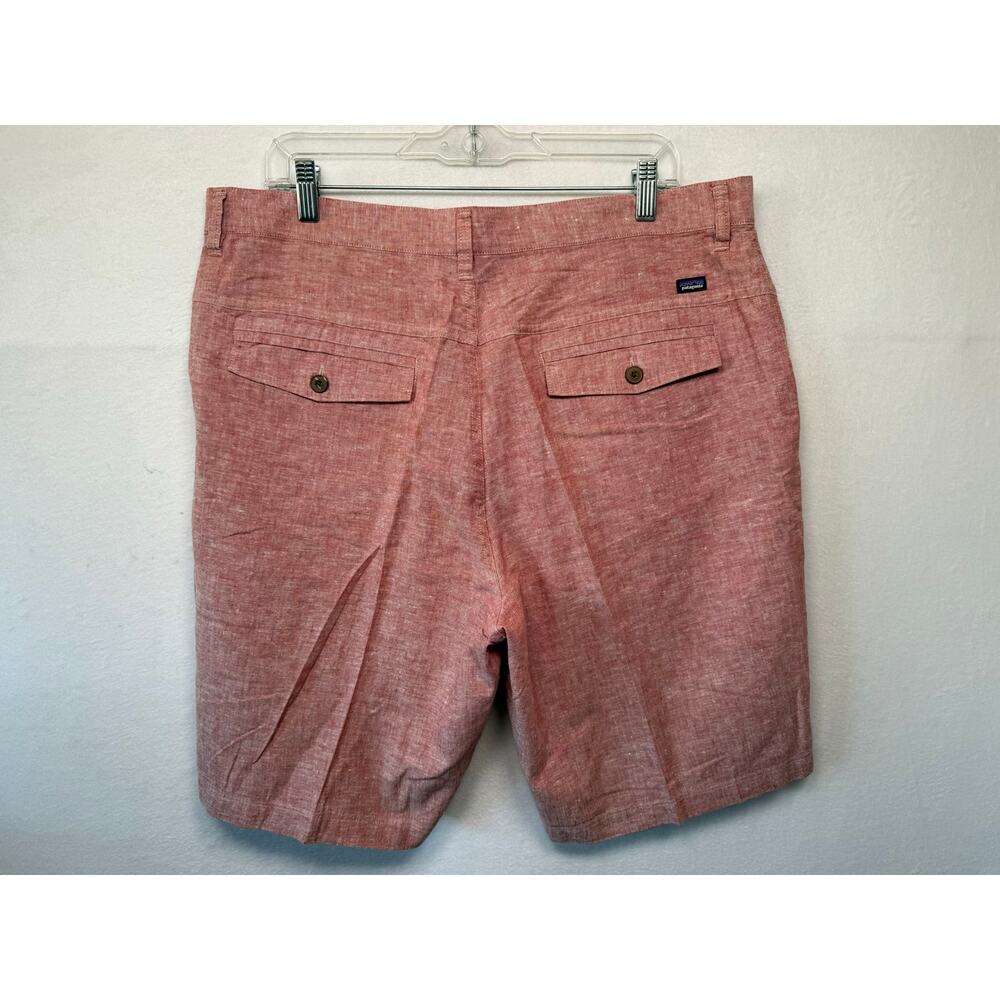 Patagonia Men's Hemp Cotton Blend Shorts, Light Red, Size 36 - Picture 2 of 4
